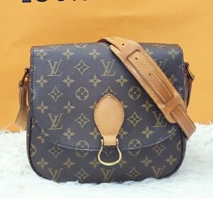 Louis Vuitton Monogram Canvas Crossbody Bag Saint Cloud GM